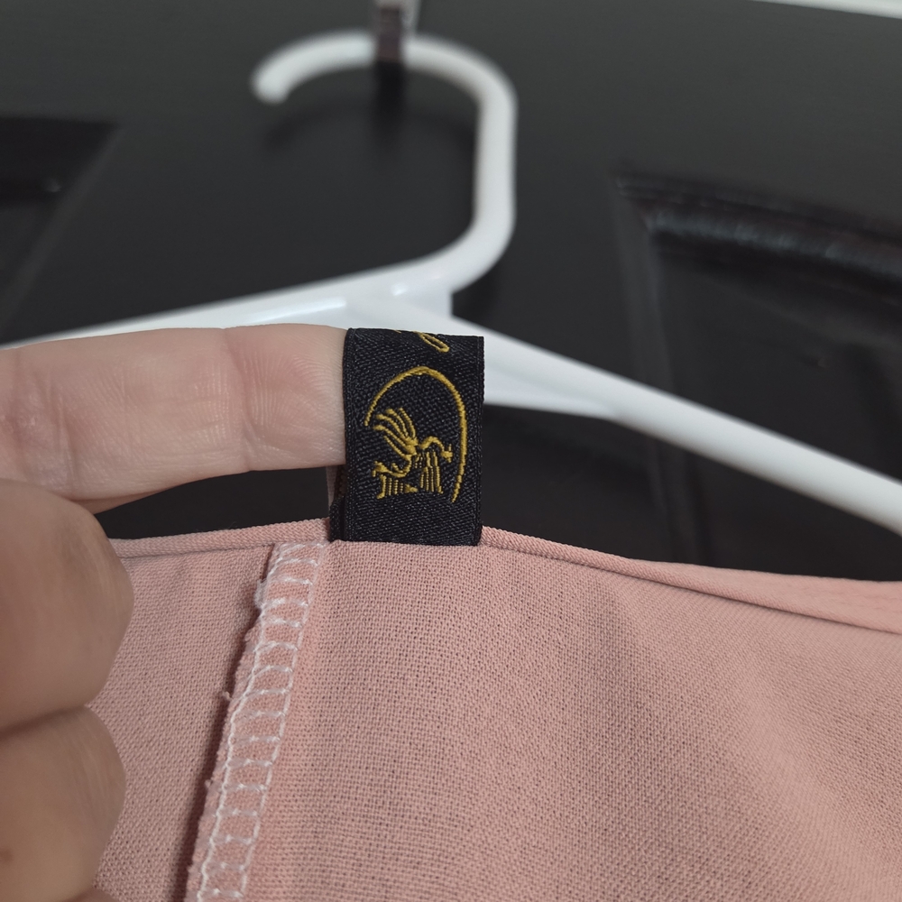 Chic Blush Button-Front Mini Dress - image 3